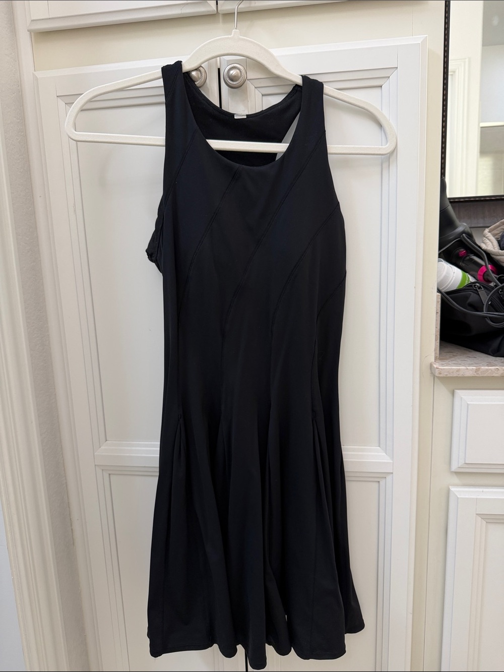 lululemon athletica Black Sleeveless Midi Fit-and-Flare Tennis Dress 🎾